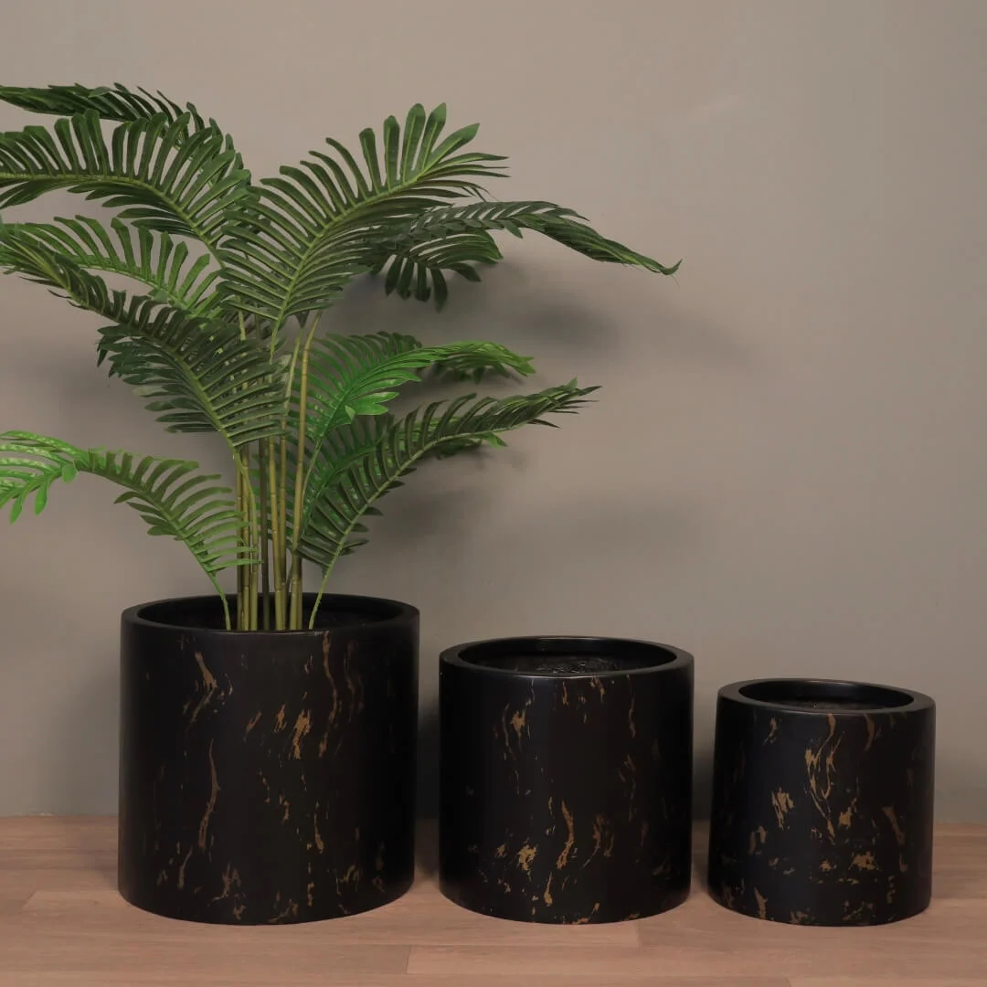 Small indoor plant pots, Buy large planters, Modern plant pots, Fiber planters online India