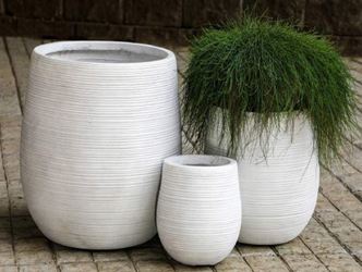 Contemporary Stone-Like Planter