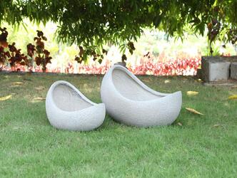 Sleek FRP Pots, Elegant Fiberglass Planters, Affordable Indoor-Outdoor Garden Decor