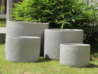 Elegant FRP Planter Designs, Stylish Fiberstone Planters, Durable Outdoor Garden Decor