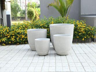 Bold Stone-Inspired Garden Vase