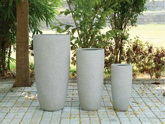 Planters, Tall Square FRP Planters, Fiberglass Tall Planters