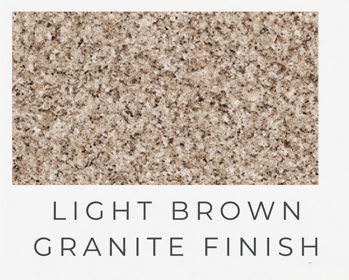 Light Brown Granite Finish