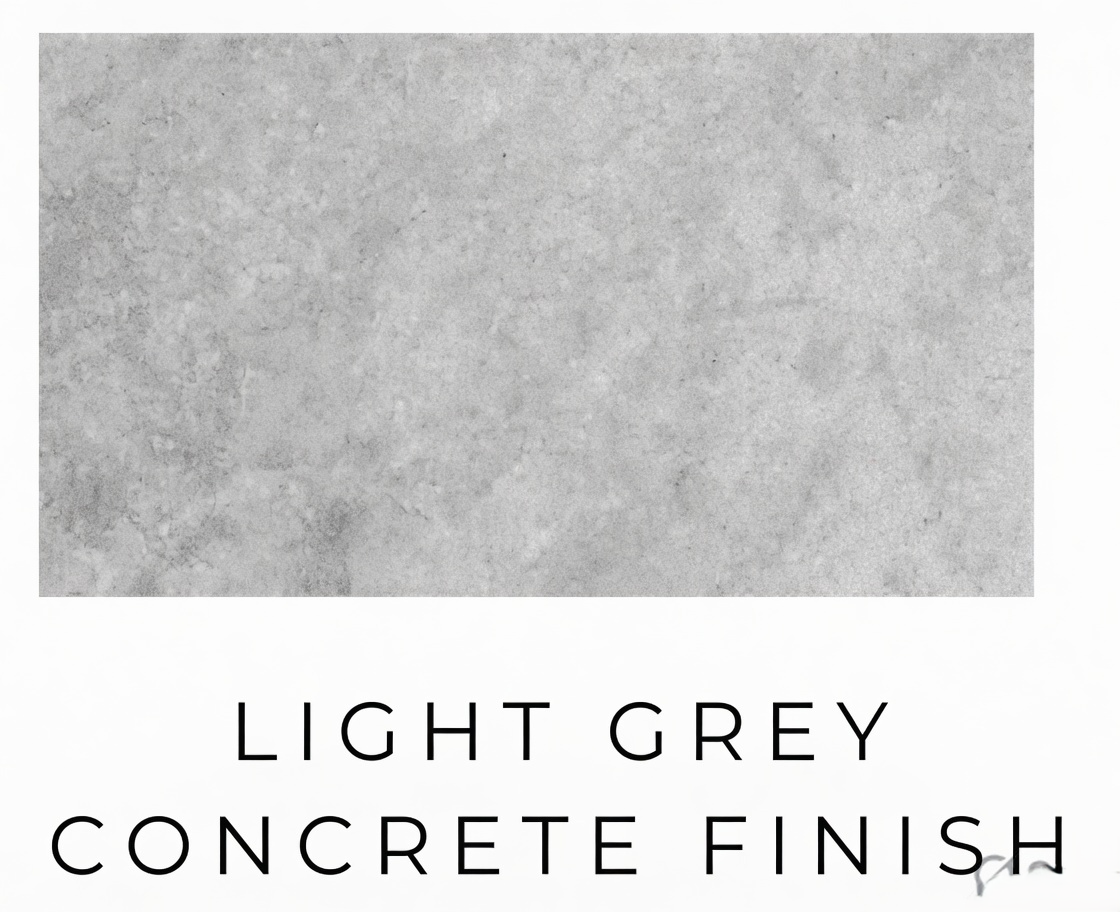Light Grey Concrete Finish