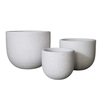 Decorative Indoor Flower Pots, Designer Indoor Plant Pots, FRP Planters, Large Round Outdoor Planters