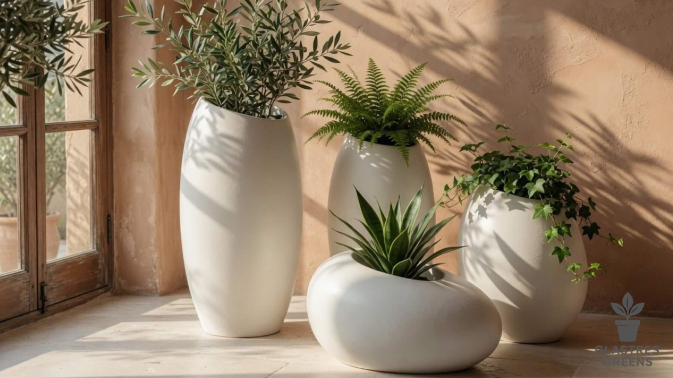 Architectural Fiberglass Pots