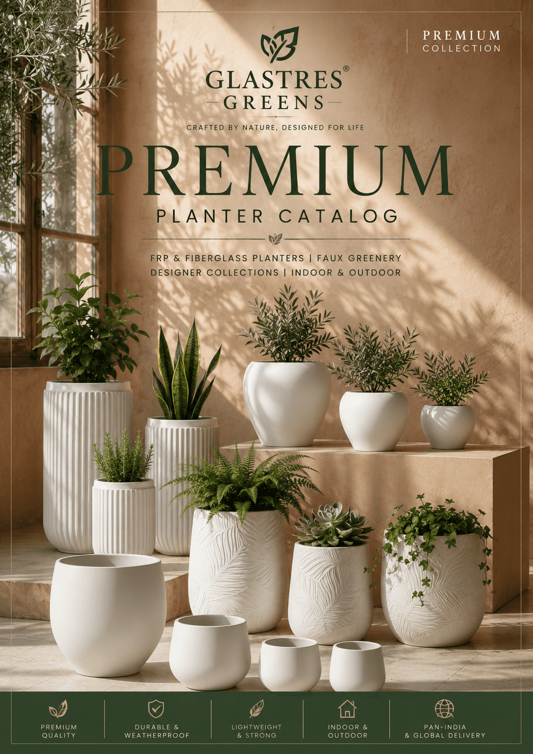 Premium FRP Planters Catalog
