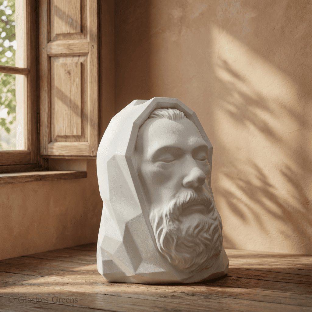 Artistic Alchemy sculptural fiberglass decorative vase with artistic irregular form, designed as a unique luxury statement piece for high-end spaces.