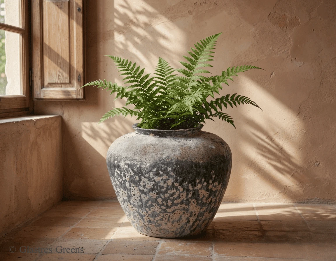 Earthy Parlour Large Ornate Jar commanding classical museum-quality sculptural elegance, a premium fiberglass decorative vase for prestigious luxury interiors.