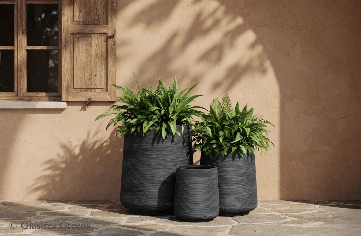 Luxury villa FRP planter