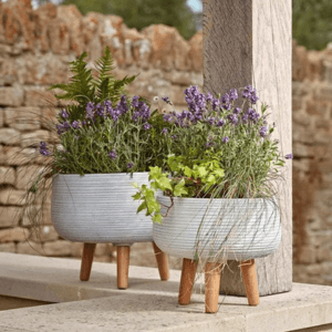 FRP Hanging Planters, Customized Tall Outdoor Pots, Unique Designer Planters