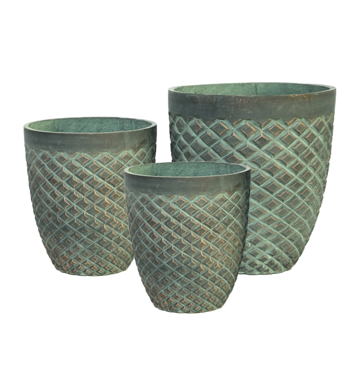 Quad Box Series, Fiber Planters, Outdoor Plant Pots, Modern Plant Containers